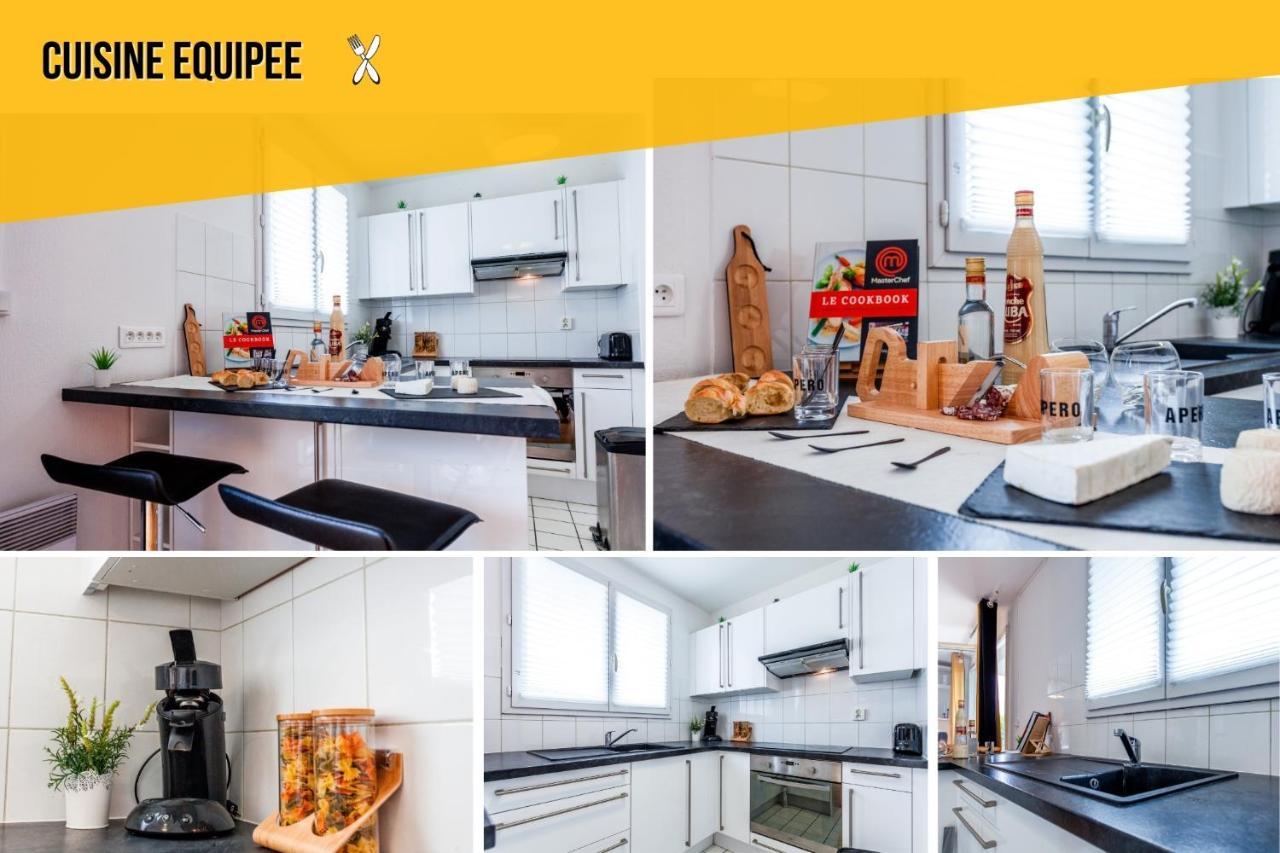 Anja - Top Hote Paris - 6 Personnes Balcon Parking แซงต์-เดอนี ภายนอก รูปภาพ