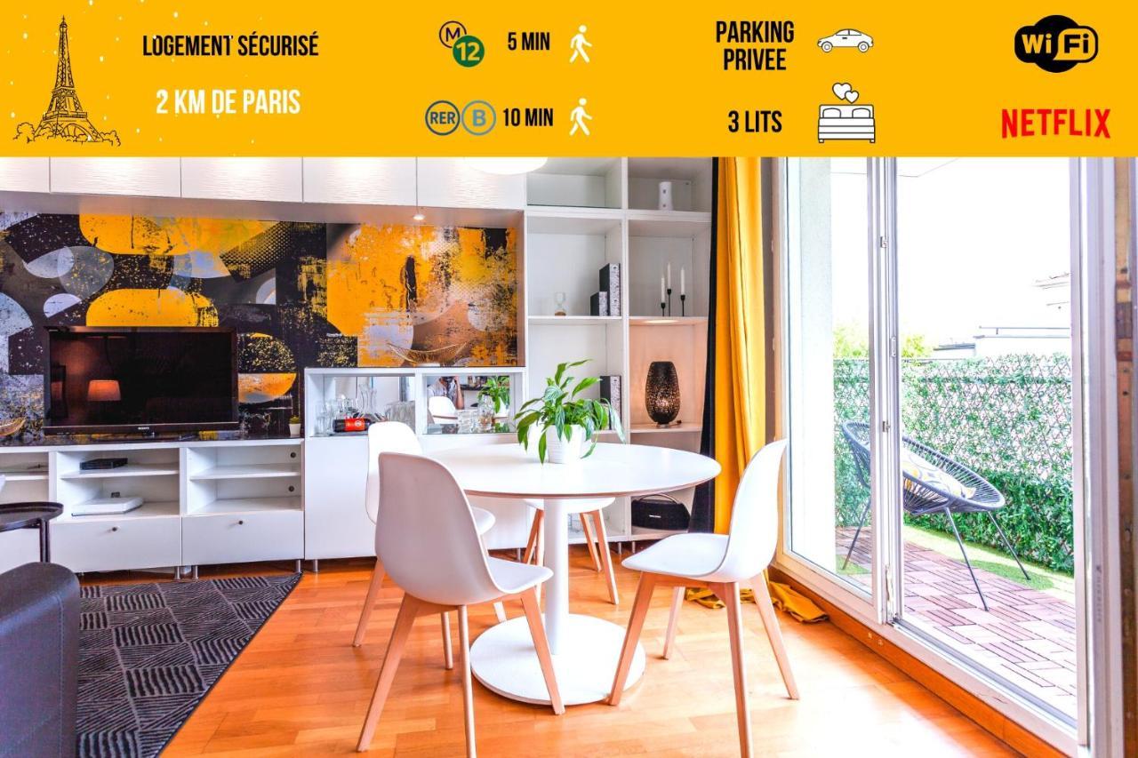 Anja - Top Hote Paris - 6 Personnes Balcon Parking แซงต์-เดอนี ภายนอก รูปภาพ